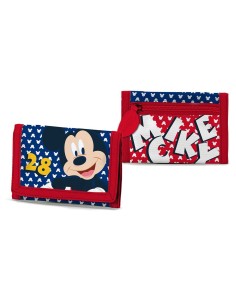 Portafoglio strappo Topolino blu/rosso