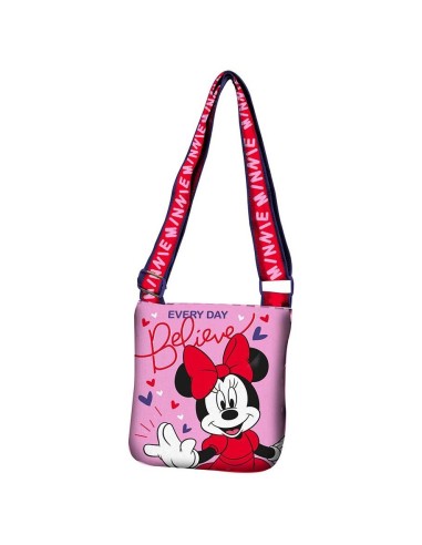 Borsetta tracollina piatta Minnie Every Day Believe