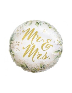 Palloncino mylar 18" Cm. 45 - Mr & Mrs