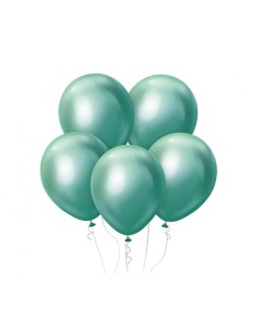 Palloncini lattice 12'' Platinum Green verde - Blister 7 pezzi