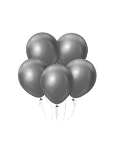 Palloncini lattice 12'' Platinum Grey - Blister 7 pezzi 2