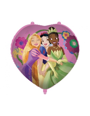 Palloncino mylar 18" Cm. 45 - Cuore Principesse