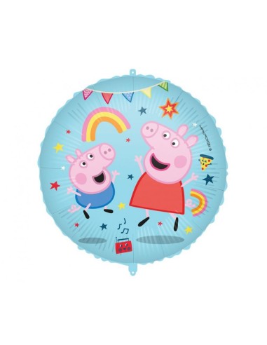 Palloncino mylar 18" Cm. 45 Peppa Pig Mess Play