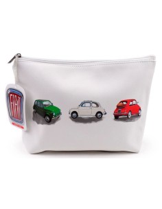 Pochette beauty case in pvc Cm. 29x19 - Fiat 500