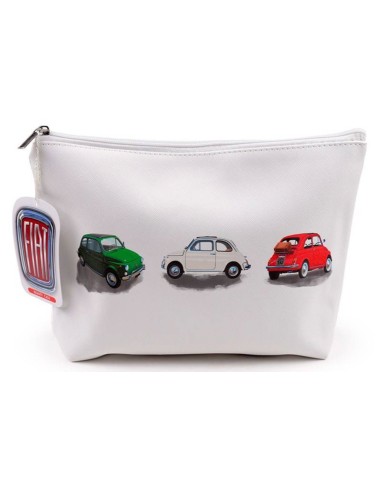 Pochette beauty case in pvc Cm. 29x19 - Fiat 500