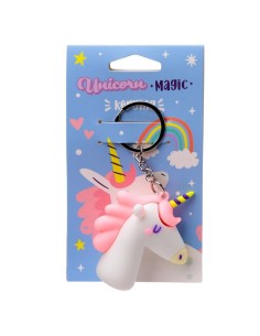 Portachiavi in pvc soft 3D Unicorno