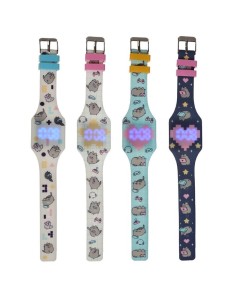Orologio da polso digitale in silicone - Gatto Pusheen