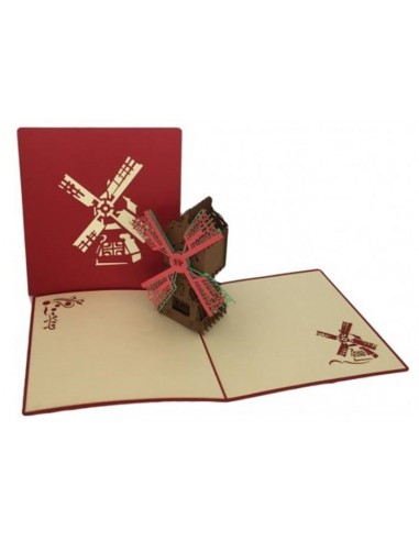 Biglietto auguri Origami - Mulino