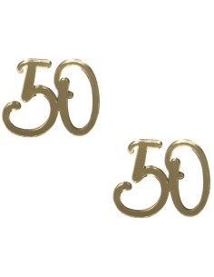 Scritte micro in plex crystal - 50 - Oro Gold - Cf. 10 pezzi