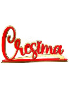 Scritta in legno artigianale "Cresima"
