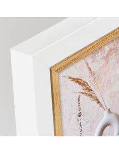 Portafoto in legno doppio Cm. 35,5x12,5 - 2 foto cm. 10x15