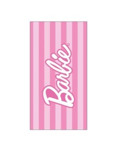 Telo mare microfibra Barbie righe