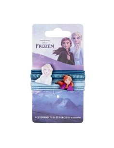 Set 8 fermacapelli elastici sottili con applicazione Frozen II
