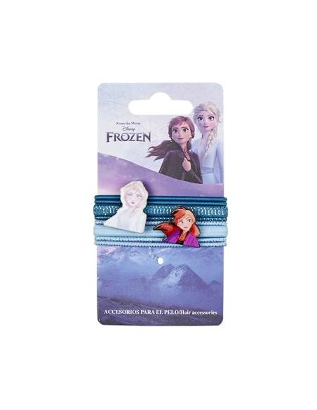 Set 8 fermacapelli elastici sottili con applicazione Frozen II