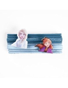 Set 8 fermacapelli elastici sottili con applicazione Frozen II 2