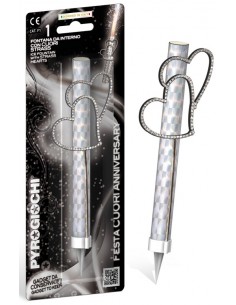 Candela flumbè con strass -...
