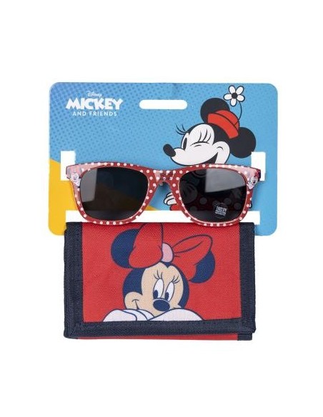 Set occhiali da sole premium e portafoglio strappo - Minnie