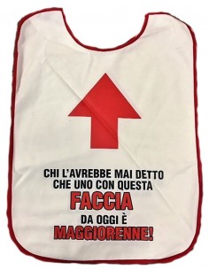 Bavaglione maxi umoristico...