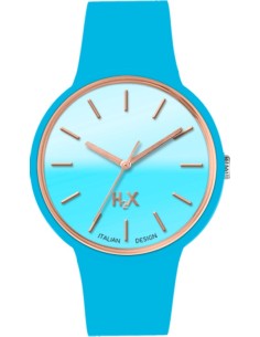 Orologio da polso unisex con cinturino gommato in confezione regalo - Colori assortiti