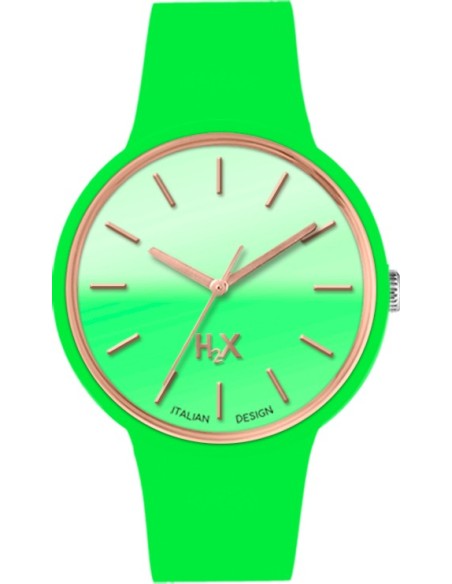 Orologio da polso unisex con cinturino gommato in confezione regalo - Colori assortiti