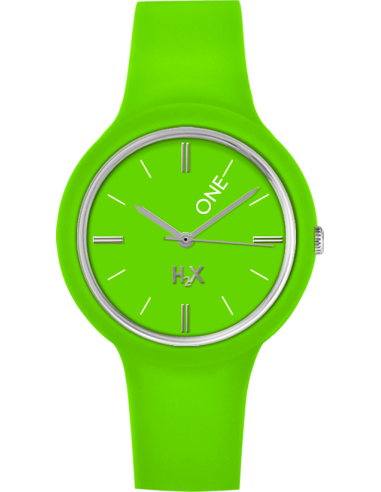 Orologio da polso unisex con cinturino gommato in confezione regalo - Colori assortiti