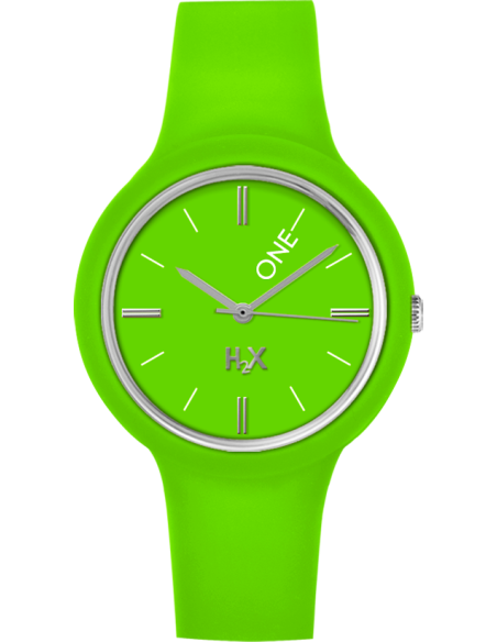 Orologio da polso unisex con cinturino gommato in confezione regalo - Colori assortiti