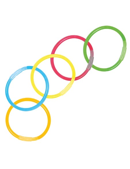 Braccialetti Glow in the dark multicolor - Cf. 100 pezzi