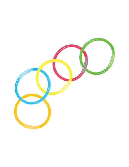 Braccialetto Glow in the dark multicolor - Cf. 15 pezzi