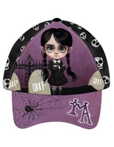 Cappello con visiera regolabile stampa round – Mercoledì