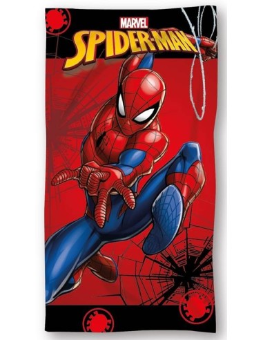 Telo mare Cm. 140x70 – Spiderman rosso