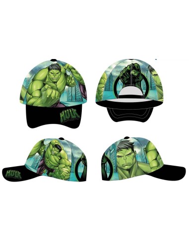 Cappello con visiera regolabile stampa round – Avengers Hulk – Soggetti assortiti