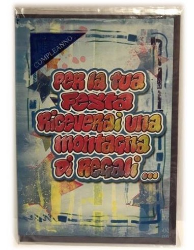 Biglietto auguri classico umoristico...