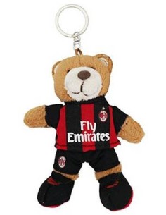 Portachiavi peluche Orsetto Teddy Cm. 10 - AC Milan