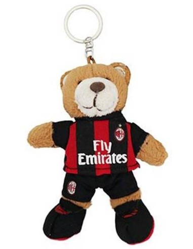 Portachiavi peluche Orsetto Teddy Cm. 10 - AC Milan