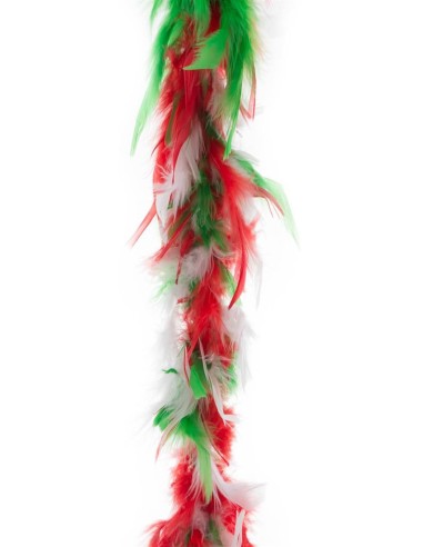 Boa di piume deluxe tricolore Italia Mt. 2 Gr. 45
