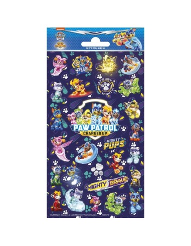Stickers Paw Patrol blu Cm. 10x20