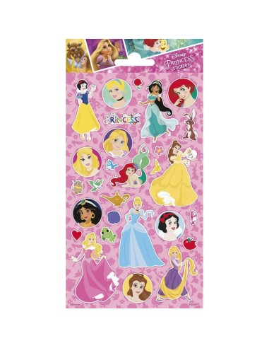 Stickers Principesse in blister Cm. 10x20