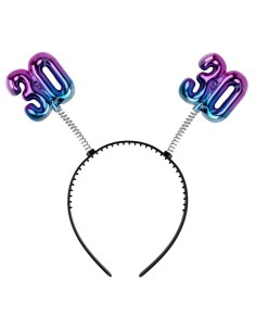 Cerchietto con antennine gradient "30"