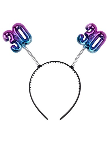 Cerchietto con antennine gradient "30"