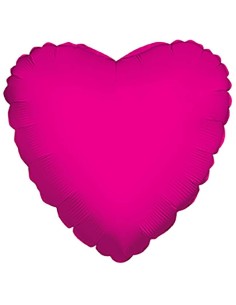 Palloncino mylar 18" Cm. 45 - Cuore - Fuxia