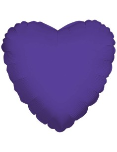 Palloncino mylar 18" Cm. 45 - Cuore - Viola
