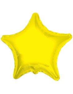 Palloncino mylar 18" Cm. 45 - Stella - Giallo