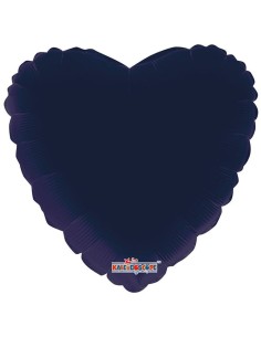 Palloncino mylar 18" Cm. 45 - Cuore - Blu navy