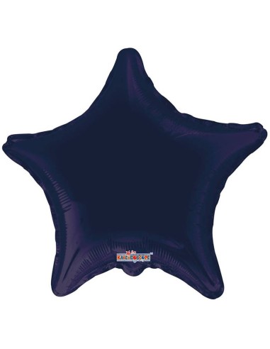 Palloncino mylar 18" Cm. 45 - Stella - Blu navy