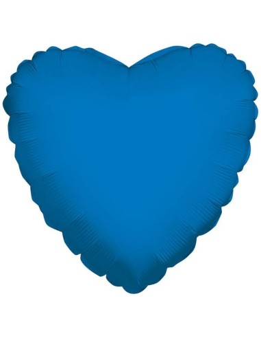 Palloncino mylar minishape 4" - Cuore Blu scuro - Blister 5 pezzi