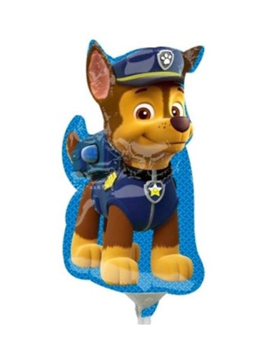 Palloncino mylar minishape Paw Patrol Chase - Blister 5 pezzi