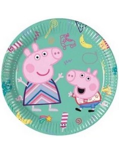 Piatti carta Cm. 20 - Peppa Pig - Cf. 8 pezzi