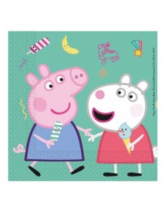Tovaglioli carta Cm. 33x33 - Peppa Pig - Cf. 20 pezzi