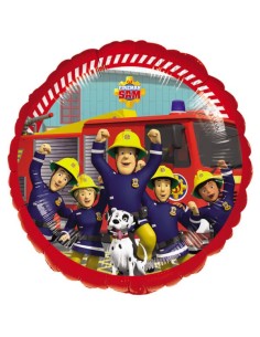 Palloncino mylar 18" Cm. 45 - Sam il Pompiere