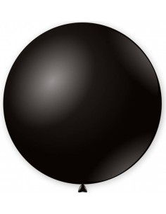 Palloncino lattice mongolfiera 33" Cm. 83 - Nero